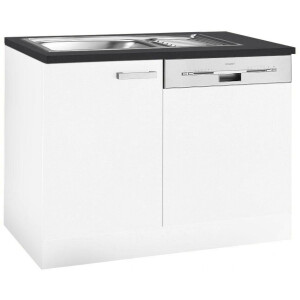OPTIFIT Gootsteenkast Odense Totale breedte 110 cm, met deur/voet voor integreerbare vaatwasser