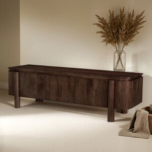 Livingfurn TV-meubel 'Salano' Mangohout, 170cm, kleur Bruin