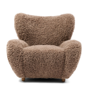 Fauteuil Courchevel, Taupe