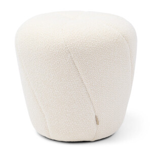 Rivièra Maison Hocker 'Perruche' Bouclé, kleur Simply White