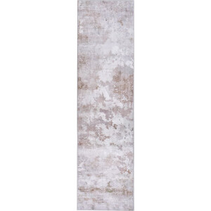 BELIANI ARAPGIR - Vloerkleed - Beige - 80 x 300 cm - Polyester