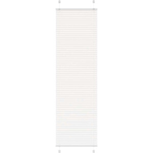 vidaXL - Plissé - rolgordijn - 60x200 - cm - stofbreedte - 59,4 - cm - polyester - wit