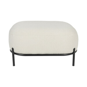 ZILT Hocker 'Brandan' Teddy, kleur Ivory