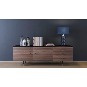Woodman Dressoir Daniel Commode met walnoot fineer, breedte 180 cm