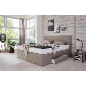 Westfalia Polsterbetten Boxspring met lades en sierkussens