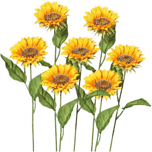 Creativ green Kunstbloem set van 7 (7 stuks)