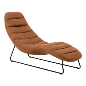 Bendt Lounge Fauteuil 'Tiago' Leder, kleur Bruin