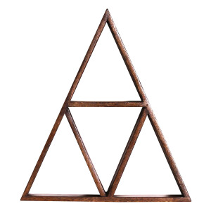 Artistiq Wandrek 'Novella' Mangohout, 45 x 40cm