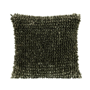 1+1 Gratis Leen Bakker - Sierkussen Gabriel - Donker - 45x45 Cm - Polyester - Groen - 10x45x45 Cm