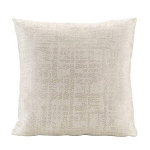 Leen Bakker - Sierkussen Lucia - Goudkleur/crème - 45x45 Cm - Polyester - Crème#Goudkleurig