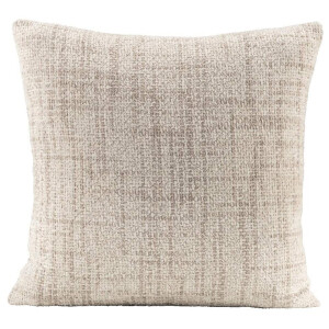 1+1 Gratis Leen Bakker - Sierkussen Marlijn - 45x45 Cm - Polyester - Crème