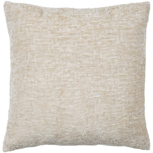 1+1 Gratis Leen Bakker - Sierkussen Adam - 45x45 Cm - Polyester - Crème