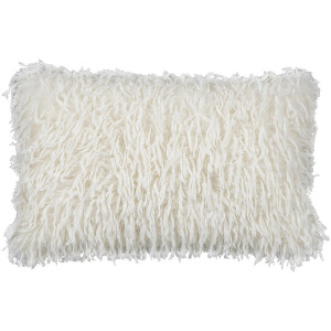 Leen Bakker - Sierkussen Jildou - Of-white - 30x50 Cm - Polyester - Wit