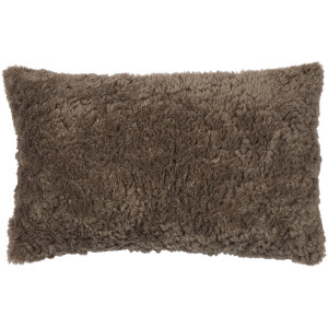 Leen Bakker - Sierkussen Brett - 30x50 Cm - Polyester - Taupe