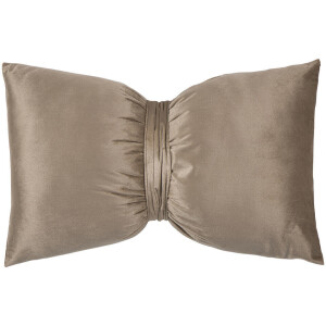 Leen Bakker - Sierkussen Jannie - 30x50 Cm - Polyester - Taupe