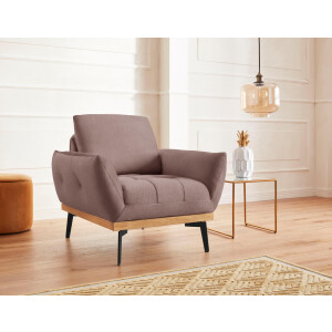 Guido Maria Kretschmer Home&Living Fauteuil Palic, loungestoel inclusief rugverstelling