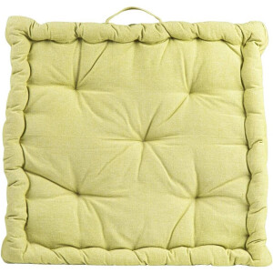 Op=Op | Leen Bakker - Matraskussen Mika - Lime - 45x45 Cm - Katoen - Groen - 10x45x45 Cm