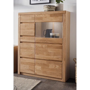 Home affaire Vitrinekast Silkeborg Hoogte, 125 cm