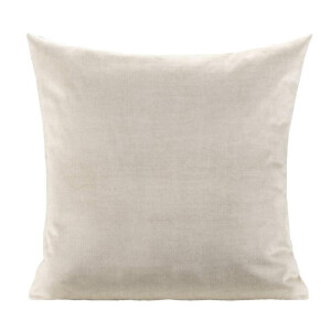 2e Halve Prijs Leen Bakker - Woonkussen Micha - 60x60 Cm - Polyester - Beige