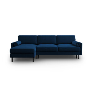 3.5-zits hoekslaapbank Scott velvet links met opbergruimte | Micadoni Limited Edition