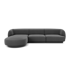3.5-zitshoekbank Miley links velvet | Micadoni Limited Edition