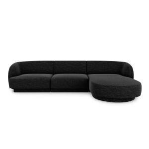 3.5-zitshoekbank Miley rechts chenille | Micadoni Limited Edition