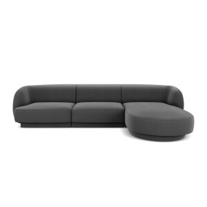 3.5-zitshoekbank Miley rechts velvet | Micadoni Limited Edition