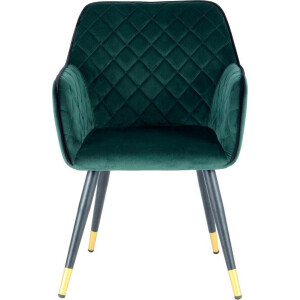 Kayoom Stoel Amino 525, stijlvolle designstoel, fluweelzachte bekleding van velvet stof (1 stuk)