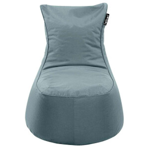 Leen Bakker - Lebel Loungestoel - Agave - 100x80x80 Cm - Polyester - Blauw