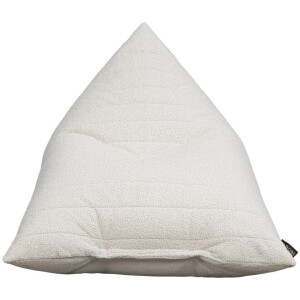 Leen Bakker - Lebel Zitzak Twisted Teddy - 100x145 Cm - Polyester - Beige - 30x145x100 Cm