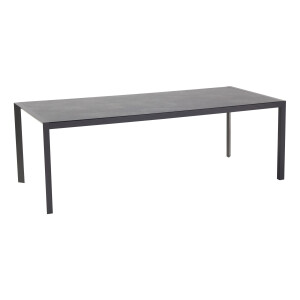 Hartman Tuintafel 'California' HPL, 225 x 100, kleur Antraciet