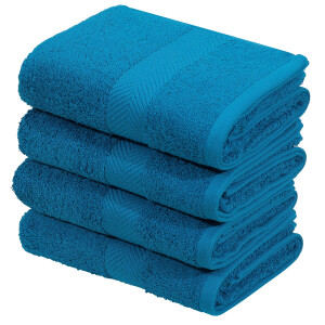 my home Handdoeken Eva, 4 handdoeken 50x100 Topkwaliteit 550g/m², zacht, handdoekenset van 100% katoen (4 stuks)