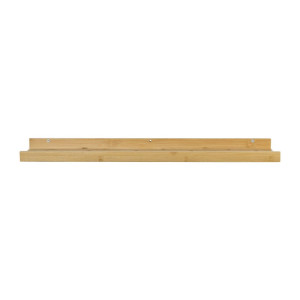 Wandplank bamboe - 4x66x12 cm - naturel