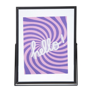 Fotolijst staand - zwart - 18x23 cm