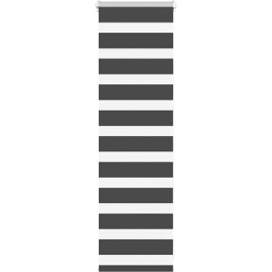 vidaXL - Zebra - rolgordijn - 50x100 - cm - stofbreedte - 45,9cm - zwart