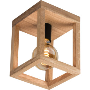 SPOT Light Plafondlamp KAGO Natuurproduct van eikenhout, duurzaam met FSC-certificaat