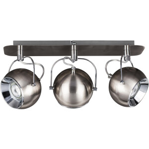 SPOT Light Plafondlamp BALL WOOD Inclusief ledverlichting, zwenkbare en flexibele spots, Made in EU