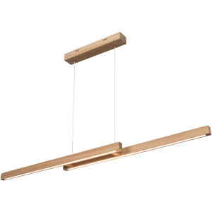 SPOT Light Hanglamp SMAL Hanglamp, eikenhout, met geïntegreerde 24V-ledmodule, touch dimmer