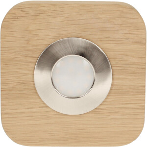 SPOT Light Plafondlamp SUNNIVA Inclusief ledverlichting, van massief eikenhout, natuurproduct