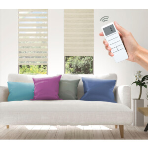 Good Life Elektrisch rolgordijn Wood - Smart Home met afstandsbediening (4 stuks)
