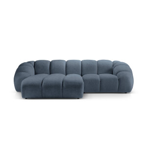 3-zits hoekbank Diana links velvet | Micadoni
