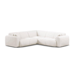 Symmetrische hoekbank Molino bouclé | Micadoni Home
