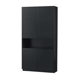 WOOOD Exclusive Opbergkast 'Finca' Mat zwart, 210 x 110cm