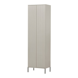 WOOOD Opbergkast 'New Gravure' Grenenhout, 210 x 60cm, kleur Dust