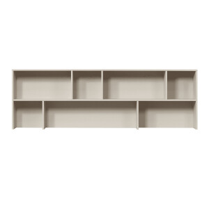 WOOOD Opzetkast 'New Gravure' t.b.v. Dressoir 'New Gravure' Grenenhout, kleur Dust