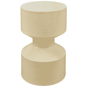 WOOOD Exclusive Bijzettafel 'Hidde' 30cm, kleur Geel