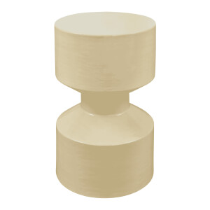 WOOOD Bijzettafel 'Hidde' 30cm, kleur Geel