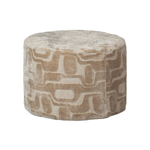 WOOOD Poef 'Yago' 60cm, kleur Naturel