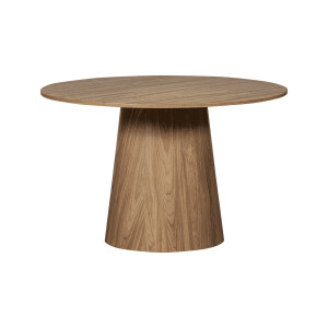 WOOOD Ronde Eettafel 'Maan' 120cm, kleur Walnoot