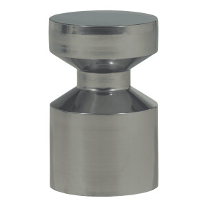 WOOOD Ronde Bijzettafel 'Ferry' 30cm, kleur Chroom